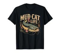 Silure Poisson Chat De Vase Riviere Pecheur T-Shirt