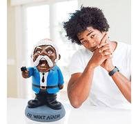 Siluyado Haifengda - Nain de Jardin en colère avec Une Arme - Décoration en résine - 22,9 cm - pour intérieur/extérieur/pelouse/Cour