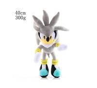 (Silva, 40 cm/15,7 pouces) 40 cm Sonic The Hedgehog Shadow Amy Rose Knuckle Tail peluche douce poupée