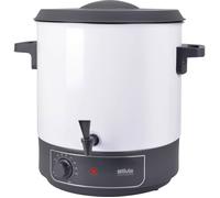 Silva Homeline HG-E 290 - Stérilisateur et boissons chaudes 2 en 1, volume 29 l, capacité utile 23,5 l, thermostat 40-110 °C, 1800 W, robinet d'écoulement, grille d'insertion, protection contre la