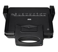 Silva Homeline KG 2410 électrique Grill à contact revêtement anti-adhésif,