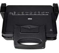 Silva Homeline KG 2410 électrique Grill à contact revêtement anti-adhésif, rabattable, voyant lumine