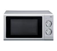 Silva Homeline MW-U 25.4 - Micro-ondes encastrable 700 W, chambre de cuisson 17 l, 6 niveaux de puissance avec décongélation, minuterie de 30 minutes, signal de fin acoustique, plateau tournant en