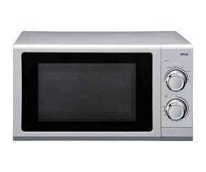 Silva Homeline MW-U 25.4 - Micro-ondes encastrable 700 W, chambre de cuisson 17 l, 6 niveaux de puissance avec décongélation, minuterie de 30 minutes, signal de fin acoustique, plateau tournant en