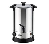 Silva-Homeline PK-HG 060 Machine à boissons chaudes en acier inoxydable avec robinet d'écoulement pour réchauffer, maintenir au chaud, faire bouillir ou faire bouillir - Acier inoxydable - 6,8 l - Noir/argenté