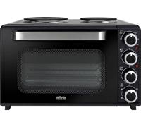 Silva KK 3200 Mini-four 2 thermostats séparés, revêtement anti-adhésif, fonction chaleur tournante, plaques de cuisson incluses