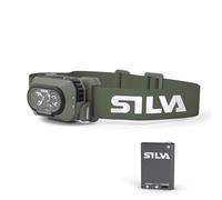 Silva Lampe frontale LED rechargeable USB C - Discover Hybrid - 500 lumens - Lumière rouge - 3 niveaux de luminosité - Blanc, orange et rouge - Lampe frontale rechargeable