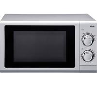 Silva MW-U 25.4 Micro-ondes argent 700 W encastrable, pour contact alimentaire, filaire, fonction minuteur, hublot