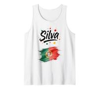 Silva Portugal Flag Portugais Nom Débardeur