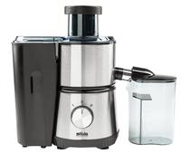SILVA SCHNEIDER AE 2340 Extracteur de jus pour fruits et légumes en acier inoxydable 400 W Nettoyage facile Réservoir de 350 ml