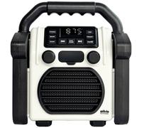 Silva Schneider BR 230 BT offwhite Radio de chantier FM USB, Bluetooth fonction réveil, fonction de charge de la batterie