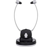 Silva Schneider DH 9600 Écouteurs intra-auriculaires sans fil Stereo noir/gris volume réglable, mise en sourdine du microphone