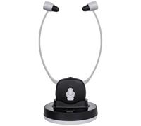 Silva Schneider DH 9600 Écouteurs intra-auriculaires sans fil Stereo noir/gris volume réglable, mise en sourdine du microphone