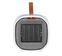 Silva Schneider HL-M 500 Mini chauffage design blanc - 2 niveaux de chauffage (700 W/1400 W), thermostat, protection anti-basculement et protection contre la surchauffe, radiateur soufflant économe en