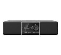 Silva Schneider SMP 360 BT Chaîne stéréo AUX, Bluetooth, CD, FM, USB, avec télécommande 2 x 5 W noir