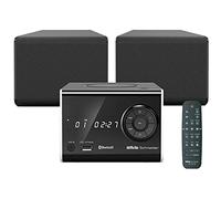 Chaine HiFi Silva Schneider SMP 360 BT Chaîne stéréo AUX, Bluetooth, CD, FM, USB, avec télécommande 2 x 5 W noir