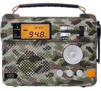 Silva Schneider SOS 223 BT Radio durgence FM, AM, ondes courtes (OC) radio durgence, AUX, HF, FM, MF, USB manivelle, lampe de lecture, rechargeable
