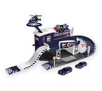 Silve Wheel Carabinieri Playset avec 2 voitures en die cast et 1 hélicoptère en plastique