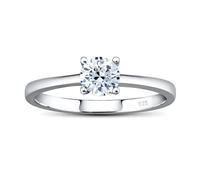 SILVEGO - JJJR2339sw - Bague de Fiançailles - Argent 925/1000 - avec Swarovski Zirconia