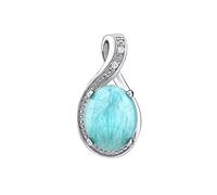 SILVEGO - JST14810LR - Pendentif Femme - Argent 925/1000 - Larimar Véritable