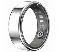 (Silver #11 20.7mm, Multicolor) R99 Smart Ring with Charging Case Support Heart Rate, Blood Oxygen, Sleep Monitoring - Black #8 18.2