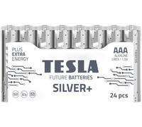 Silver Alkalische Lot de 24 Piles AAA (LR03, Micro Crayon, rétrécisseur)