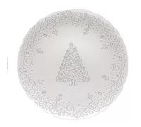 SILVER assiette plate en verre D33 cm - Sapin SC