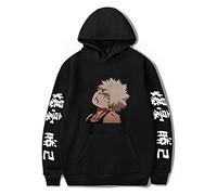 Silver Basic Boku No Hero Academia Déguisement Hero Midoriya Katsuki Bakugo Sweat Enfants Adultes Uniforme L,Noir Katsuki Bakugou C-4