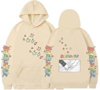 Silver Basic Nick Charlie Sweat à Capuche de Sport imprimé Manga pour Adultes-Khaki-S1