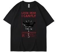 Silver Basic Travis Scott Kanye Grande Taille T-Shirts Coton Rapper Hip Hop T-Shirts à Manches Courtes-HEIBAI-2XL1