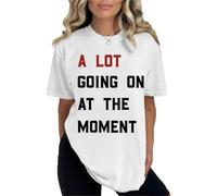 Silver Basic We are Never Getting Back T - Shirt d'été décontracté et Respirant pour Adulte Grande Taille-ALGO-White-XL1