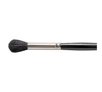 Silver Brush Argent Brosse Série 5618s-10 Argent Balai Brosse Ronde à Manche Court, Poils de chèvre, Noir