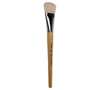 Silver Brush Argent Brosse série 8003 Argent Jumbo Filbert Mid Longueur poignée Brosse, Taille 30, Blanc, en Poils de Porc Transparent
