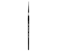 Silver Brush Limited 3007S1 Pinceau Aquarelle en Velours Noir Taille 1 Manche Court