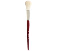 Silver Brush Limited 5518S Silver Mop Pinceau Rond Blanc pour Peinture à l'huile, Acrylique et Aquarelle, Manche Court, Taille 16