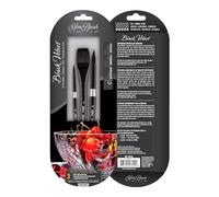 Silver Brush Limited - Assortiment de 3 pinceaux pour l’Aquarelle WC-3201S Black Velvet - Pinceau Rond Tailles 6 et 12, et Pinceau Plat Taille 1