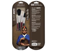 Silver Brush Limited - Assortiment de 4 pinceaux Silver Mop Multimedia pour l'huile, l'acrylique et l'aquarelle - Manche Court