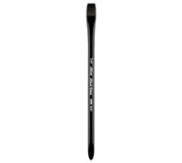 Silver Brush Limited - Pinceau Plat pour l’Aquarelle 3008S1/2in Black Velvet - Manche Court - Taille 1/2"