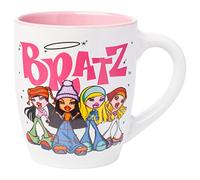 Silver Buffalo Bratz Logo and Group Jumbo Tasse en céramique incurvée, 500 ml