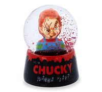 Silver Buffalo Child's Play Chucky Wanna Play? Collectible Mini Snow Globe | 3 inches Tall