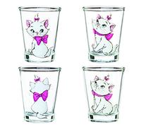 Silver Buffalo Disney Aristochats avec Marie Lot de 4 mini verres 42,5 g