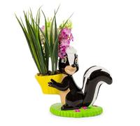 Silver Buffalo Disney Bambi Flower Skunk Pot de fleurs en céramique avec plantes succulentes artificielles 15,2 cm