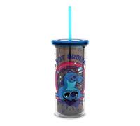 Silver Buffalo Disney Lilo & Stitch So Not Ordinary Tasse de carnaval avec couvercle et paille 591 ml
