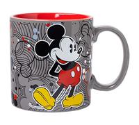 Silver Buffalo Disney Mickey Mouse Tasse à café vintage en céramique 591 ml