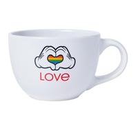 Silver Buffalo Disney Pride Mickey Hands Tasse à soupe en céramique Multicolore 680 ml