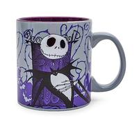 Silver Buffalo Disney Tasse à café en céramique Motif L'étrange Noël de Monsieur Jack and Vines Violet/gris/blanc/noir 590 ml