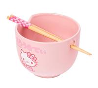Silver Buffalo Hello Kitty Bol à ramen en céramique avec baguettes 590 ml