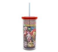 Silver Buffalo Killer Klowns From Outer Space Tasse de carnaval avec couvercle et paille Capacité 591 ml