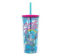 Silver Buffalo Lilo and Stitch Jamming Gobelet en plastique anti-déversement 591 ml