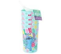 Silver Buffalo Lilo & Stitch Aloha Stitch Lot de 4 gobelets en plastique réutilisables pour la maison et les fêtes 650 ml